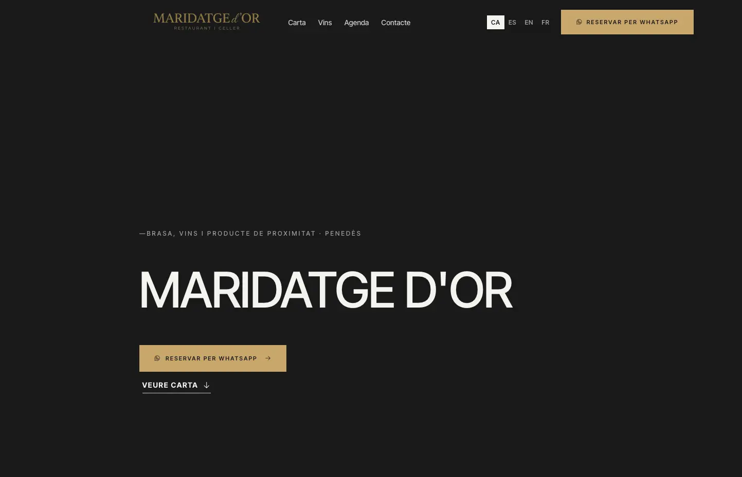 Plantilla Studio — paleta fosc daurat